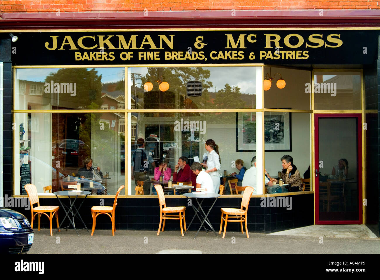 Boulangerie et un café Point de batterie Hobart Tasmanie Photo Stock - Alamy