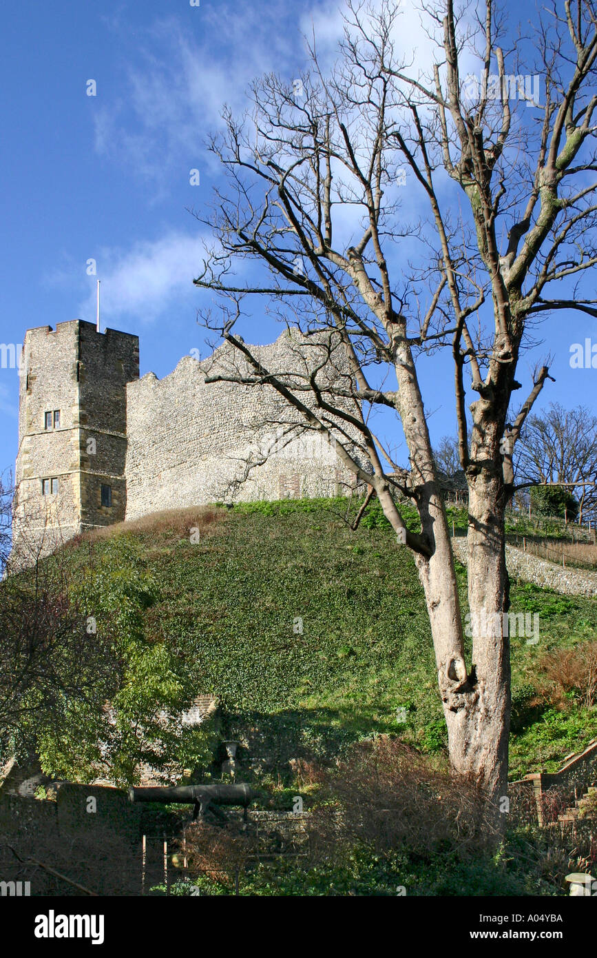 Garder le château de Lewes East Sussex Banque D'Images