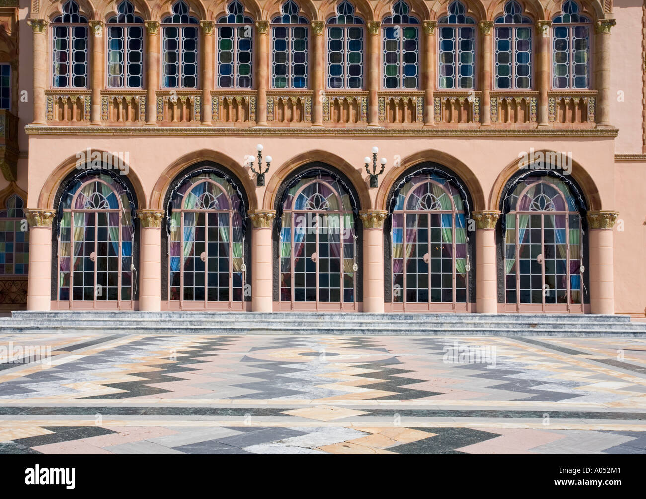 Le Ca d,zan mansion ... accueil à John et Mable Ringling Sarasota en Floride Banque D'Images