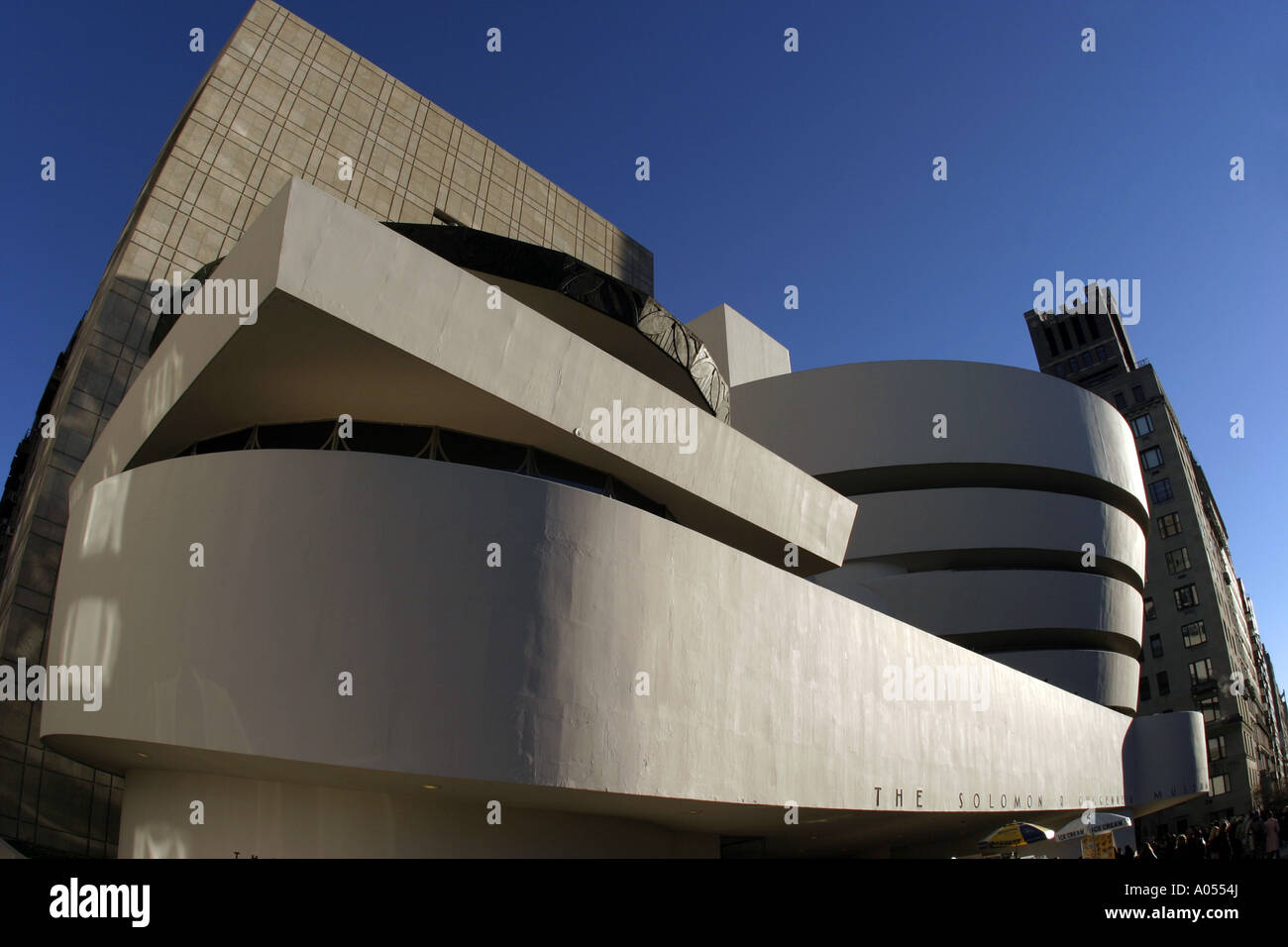 Usa new york state new york Solomon R. Guggenheim Museum, New York Banque D'Images