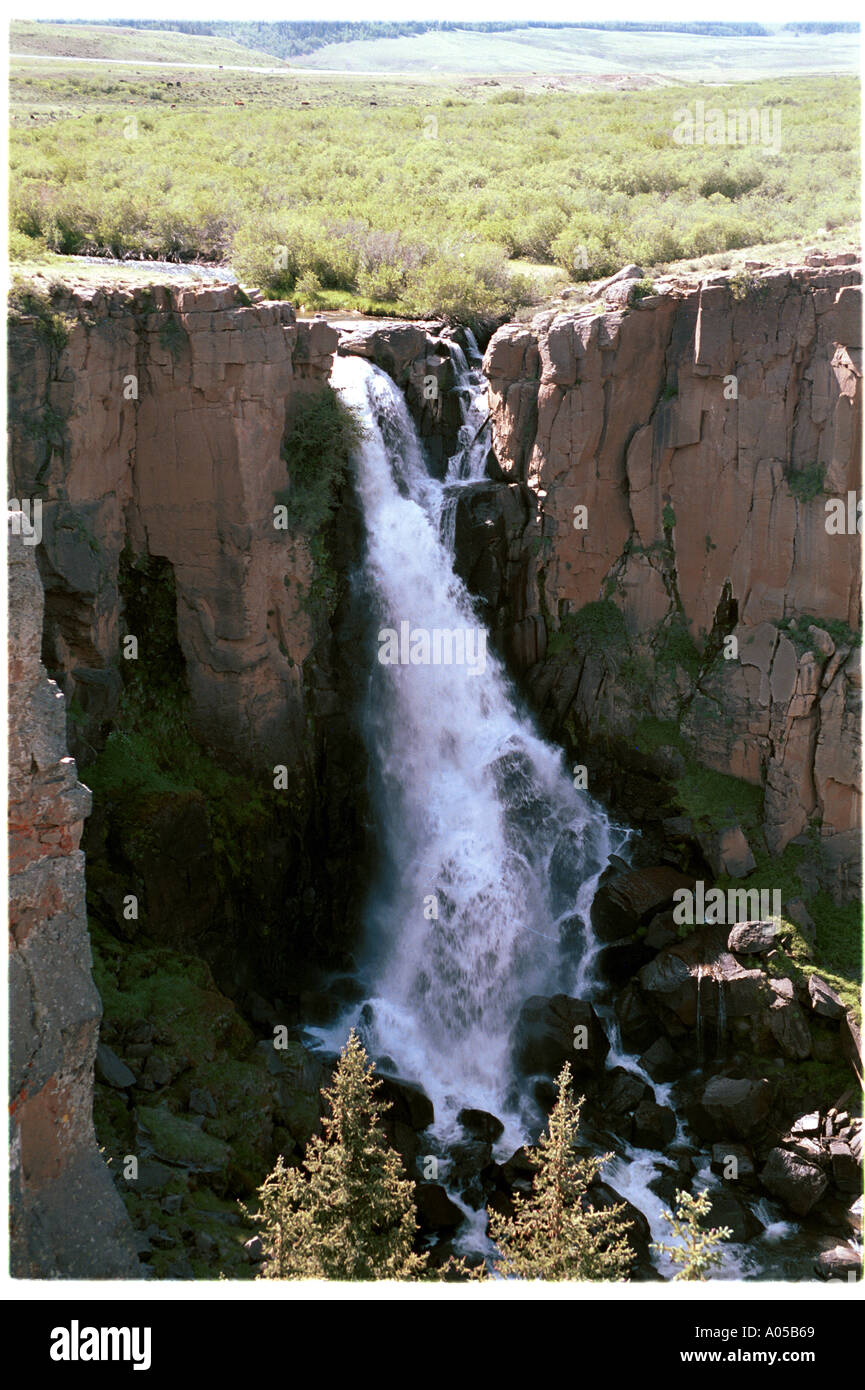 Box Canyon waterfall Creede Colorado USA Banque D'Images