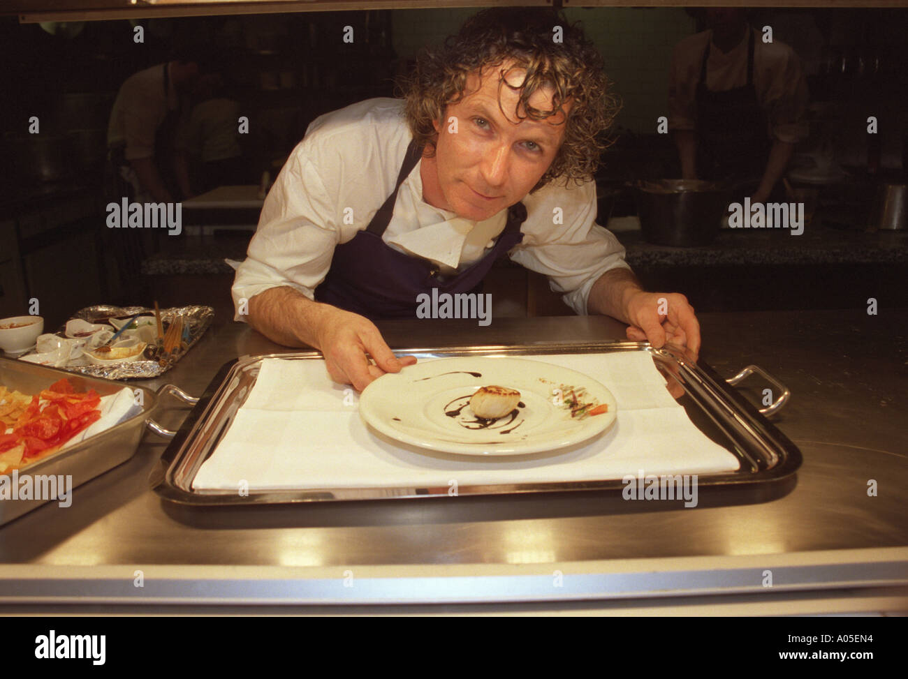 Kevin Thornton, Irlandais 1* Michlin chef Banque D'Images