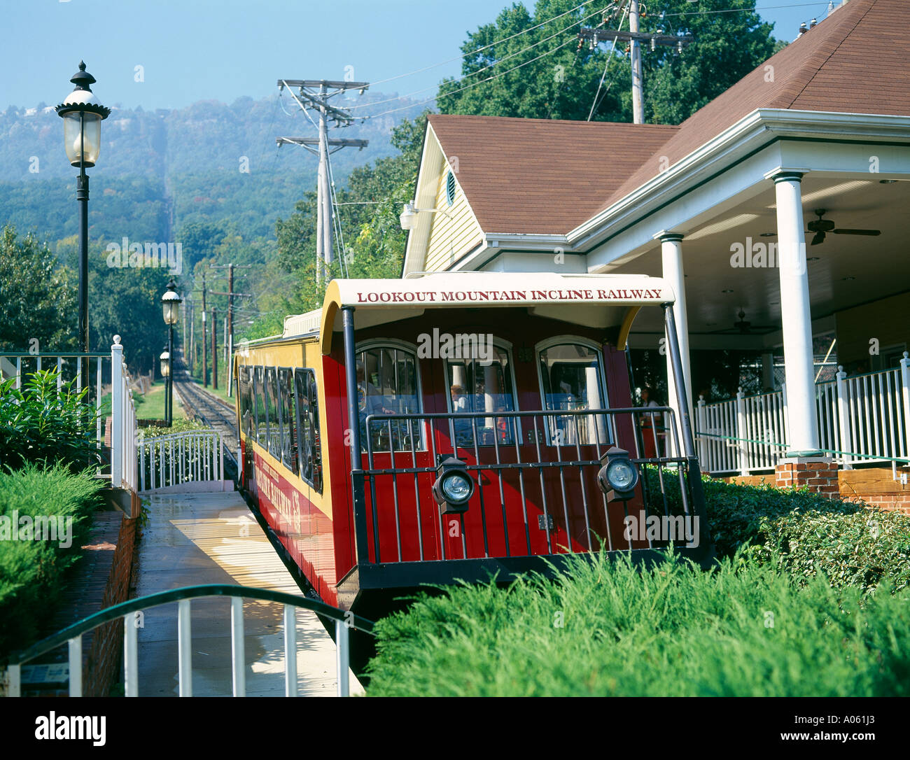 Chattanooga Incline Railway Banque D'Images