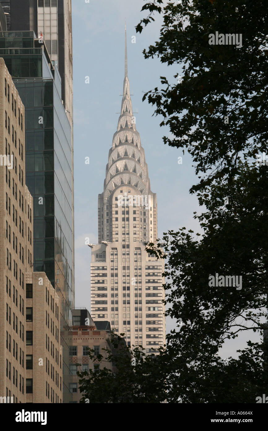 Chrysler Building New York Manhattan Banque D'Images