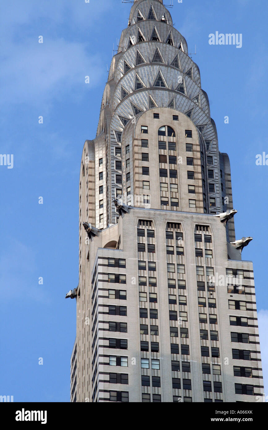 Chrysler Building New York Manhattan Banque D'Images