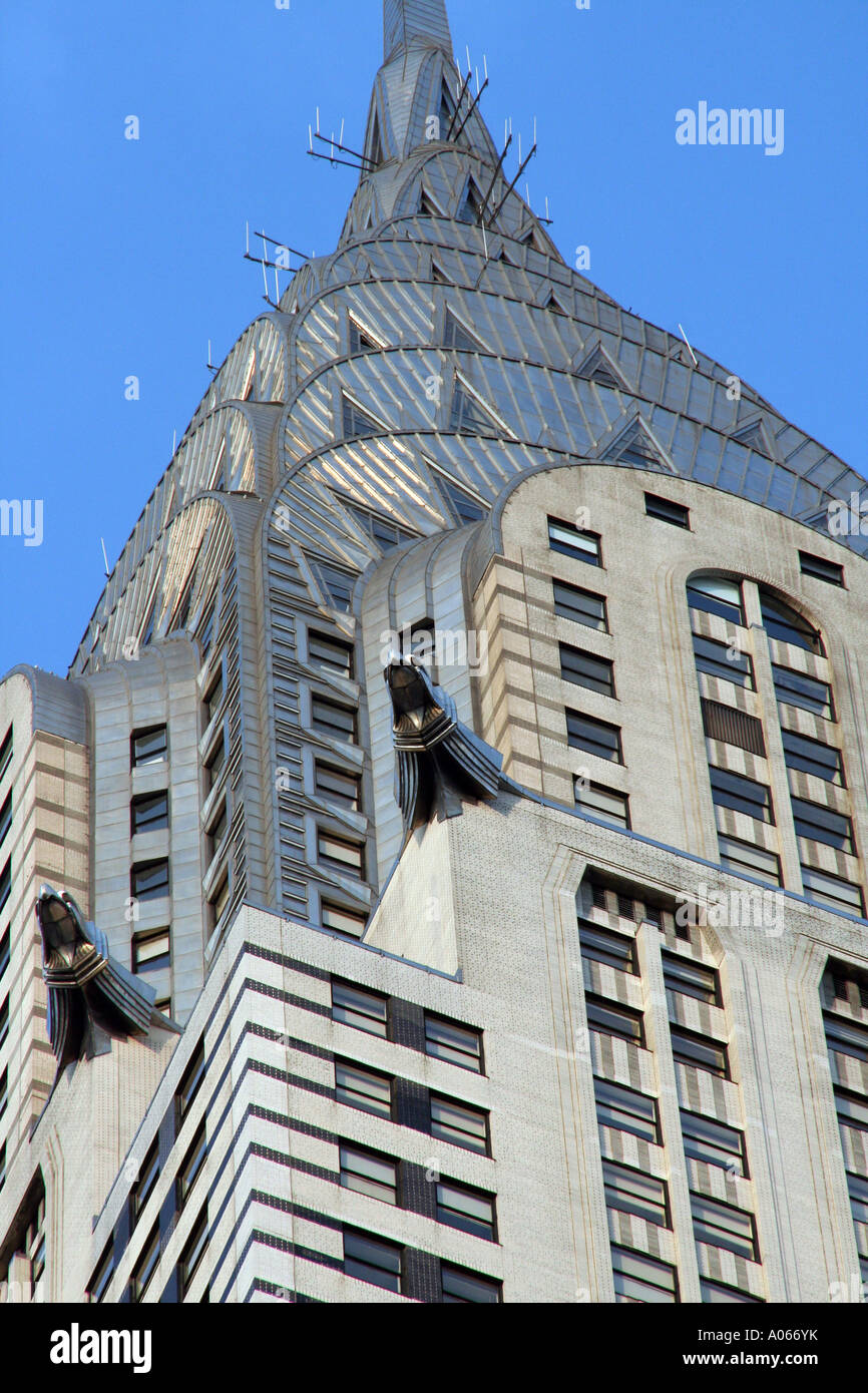 Chrysler Building, New York Manhattan Banque D'Images
