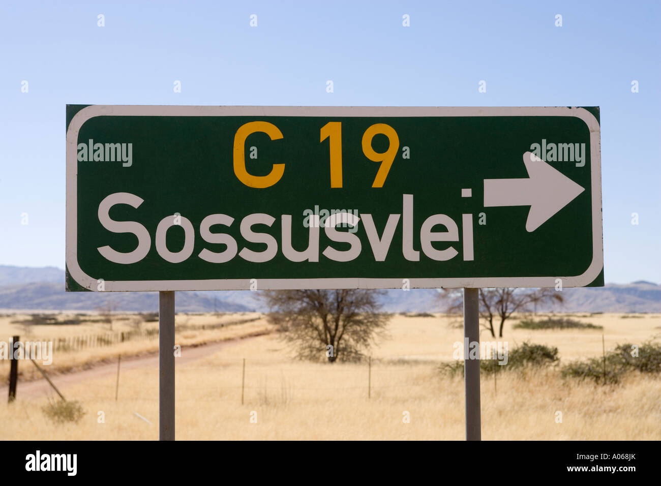 Inscrivez-vous sur la Namibie Sossusvlei Banque D'Images