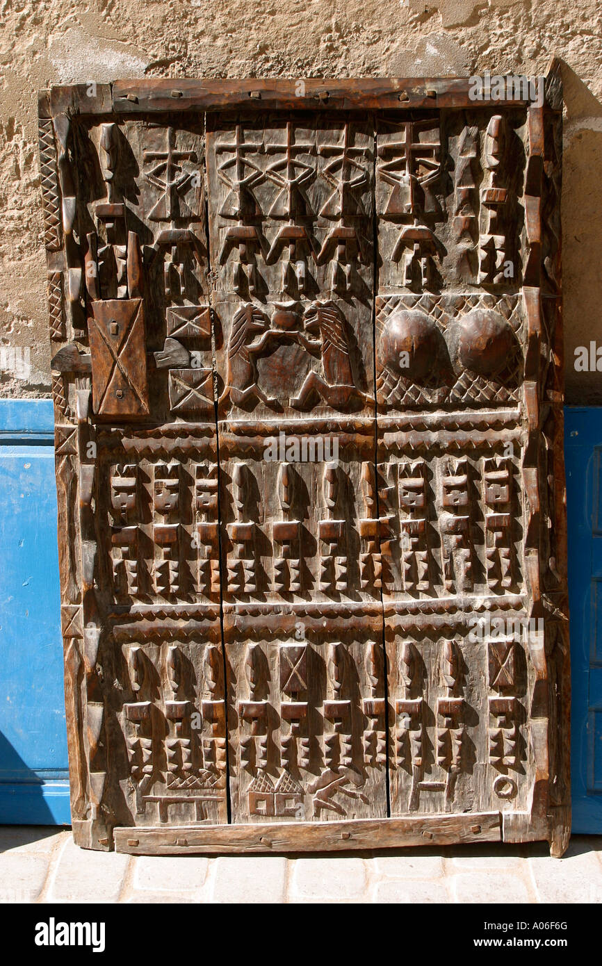 Essaouira Maroc berbère vieux volets Banque D'Images