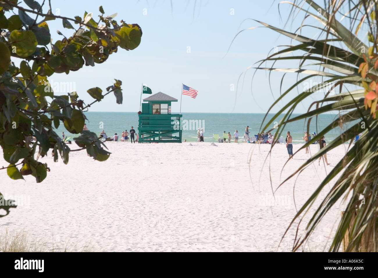 Siesta Key Beach Golfe du Mexique en Floride Banque D'Images Siesta Key Beach Golfe du Mexique en Floride Banque D'Images