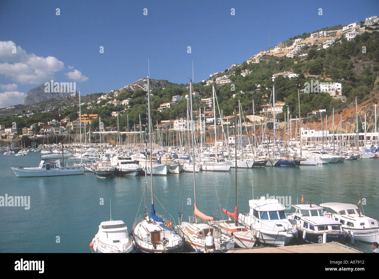 Javea Xabia Yacht et voile Marina Costa Blanca Espagne Europe Banque D'Images
