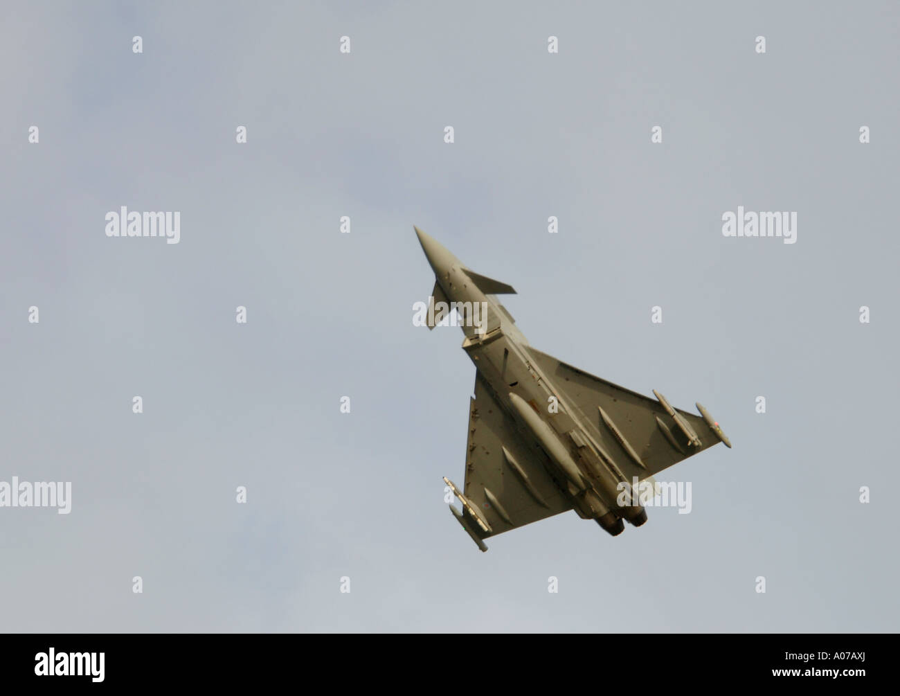 Lors d'un exercice à l'Eurofighter RAF Moray Ecosse. 4160-394 XAV Banque D'Images