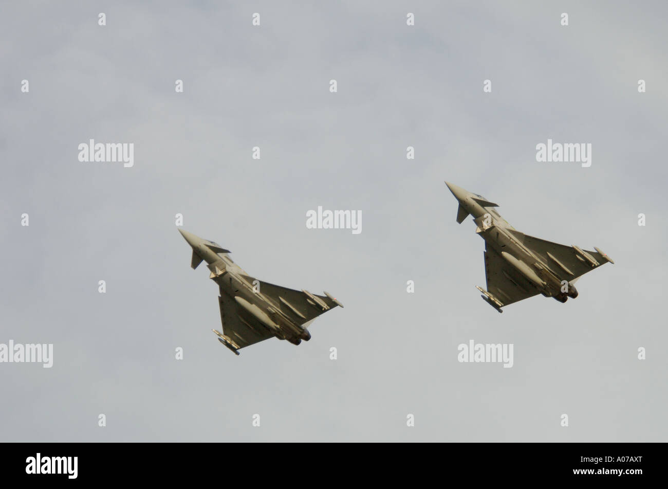 Lors d'un exercice à l'Eurofighter RAF Moray Ecosse. 4161-394 XAV Banque D'Images