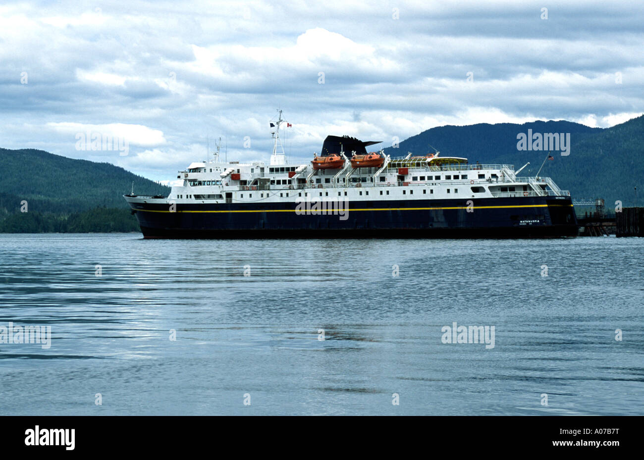 L'Alaska Marine Highway ferry Matanuska à Prince Rupert en Colombie-Britannique, Canada Banque D'Images
