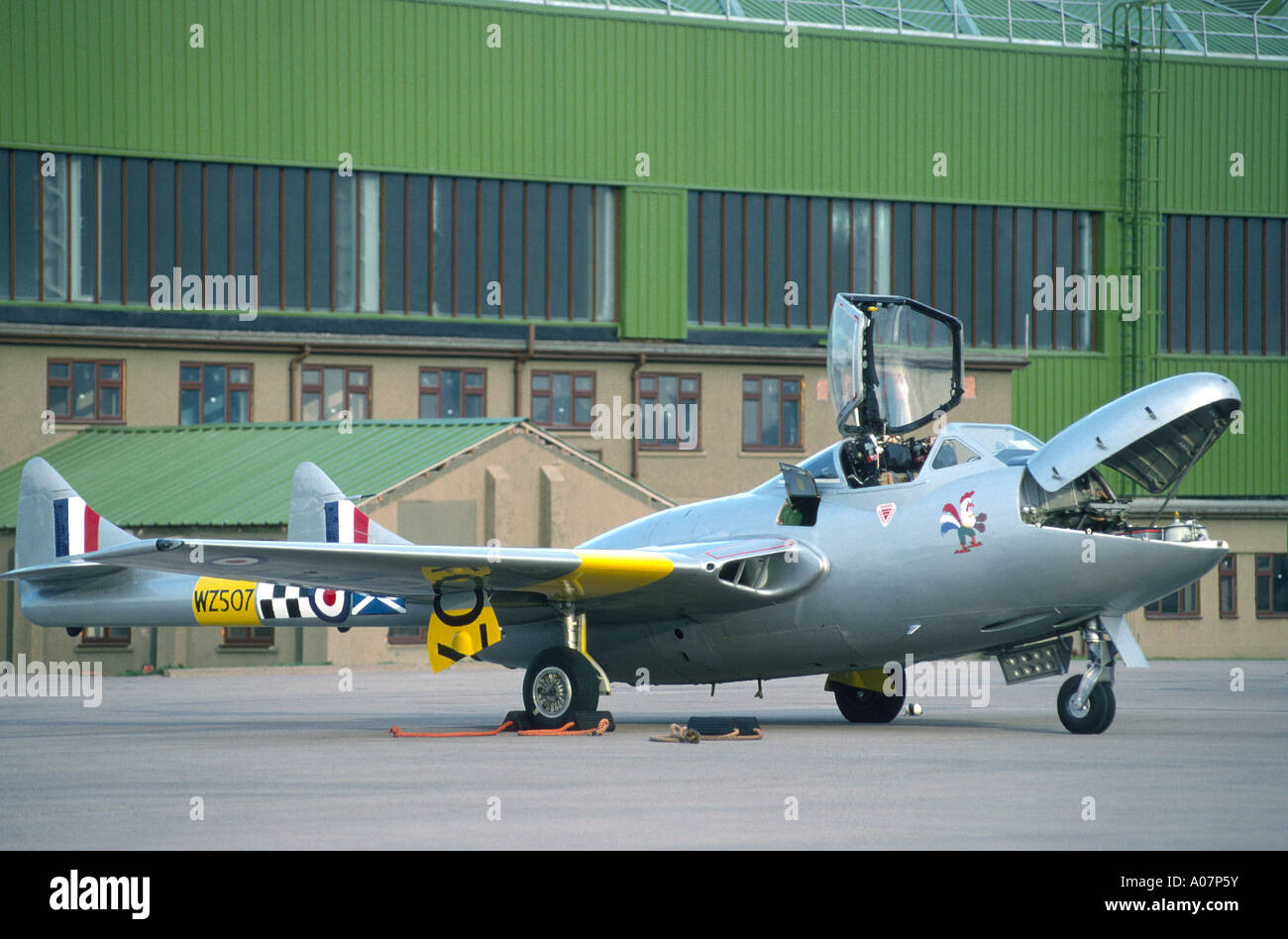 Le de Havilland DH 115 Vampire T11 deux places jet trainer prototype. 4024-383 GAV Banque D'Images