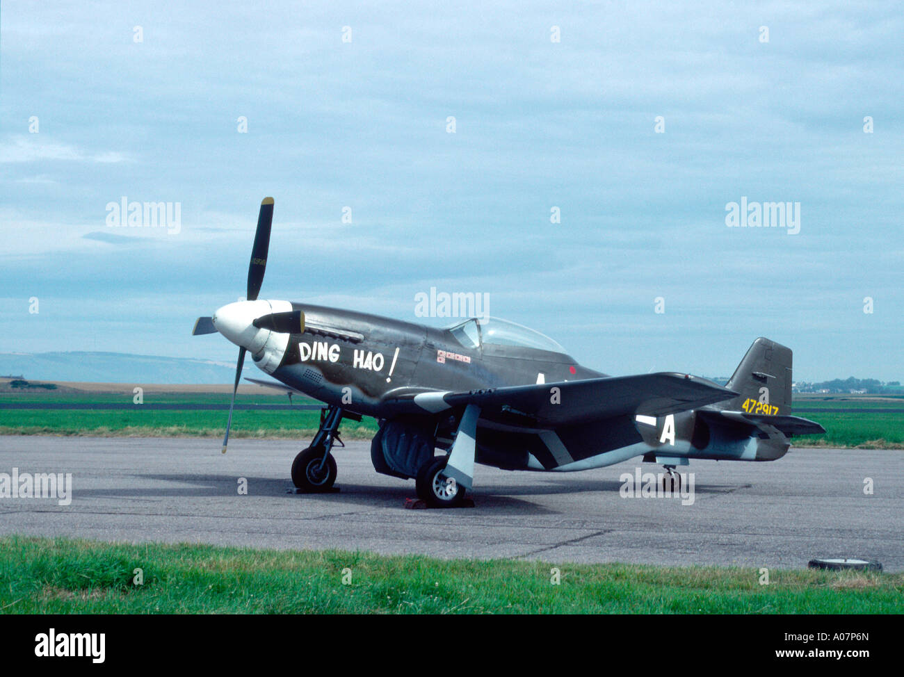 North American P-51 Mustang Aviation Aircraft Registration No 47297. 4025-383 GAV Banque D'Images