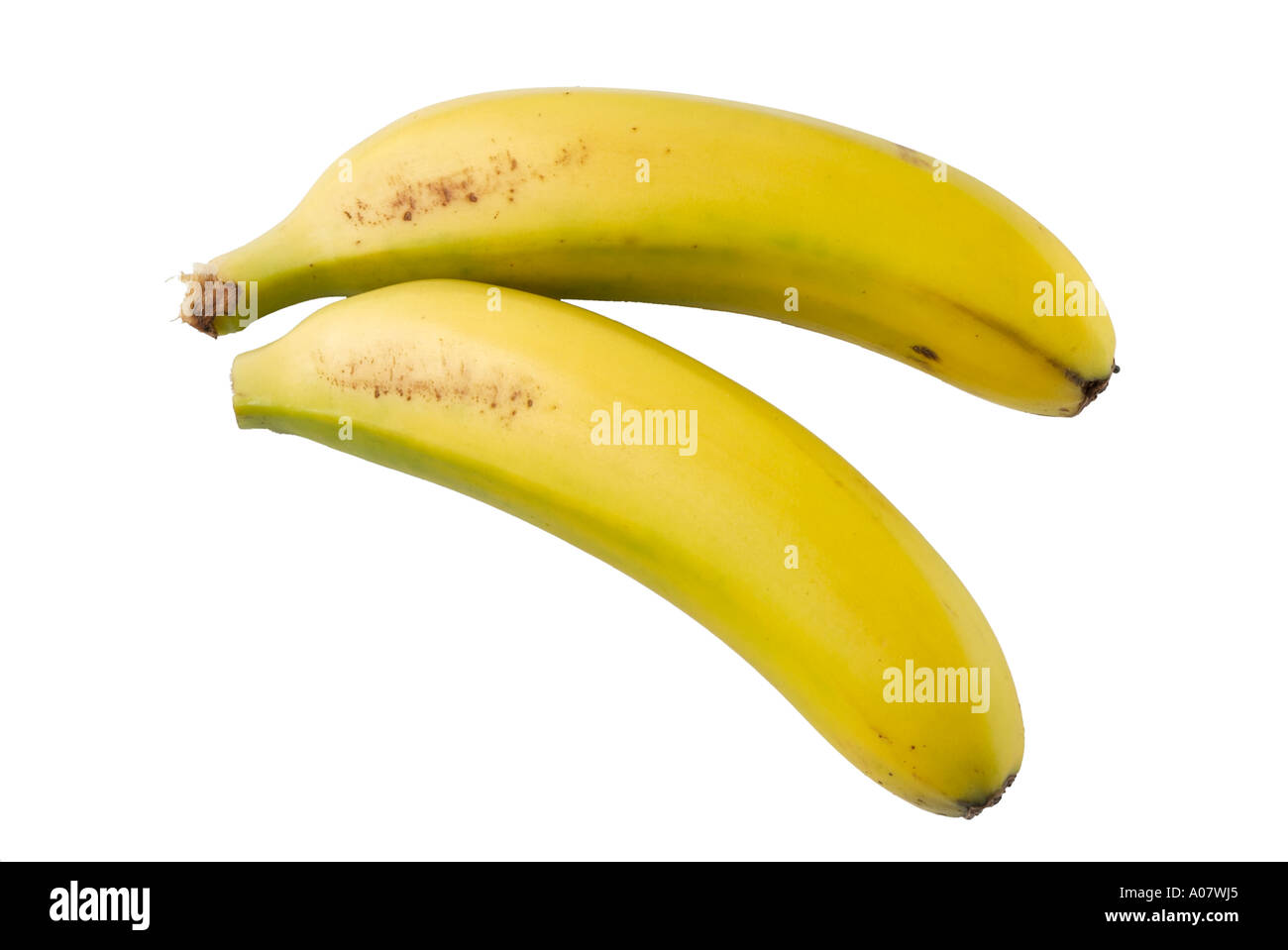 Une paire de bananes de l'île des Canaries Banque D'Images