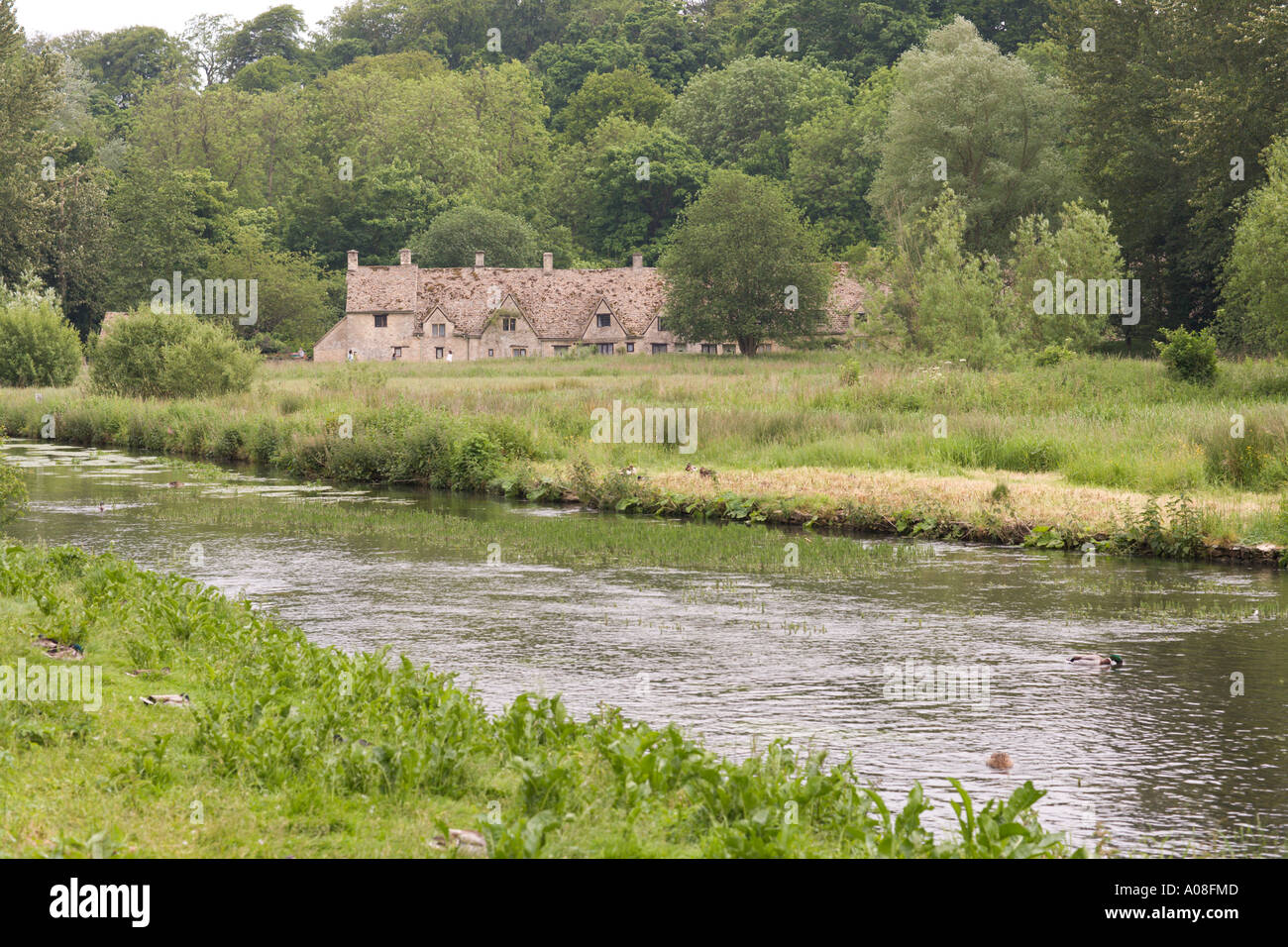 Bibury, Oxfordshire. Banque D'Images