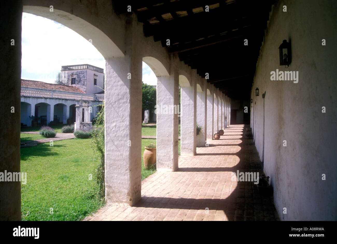 Caroya maison des Jésuites à Colonia Caroya, Cordoba, Argentine Banque D'Images