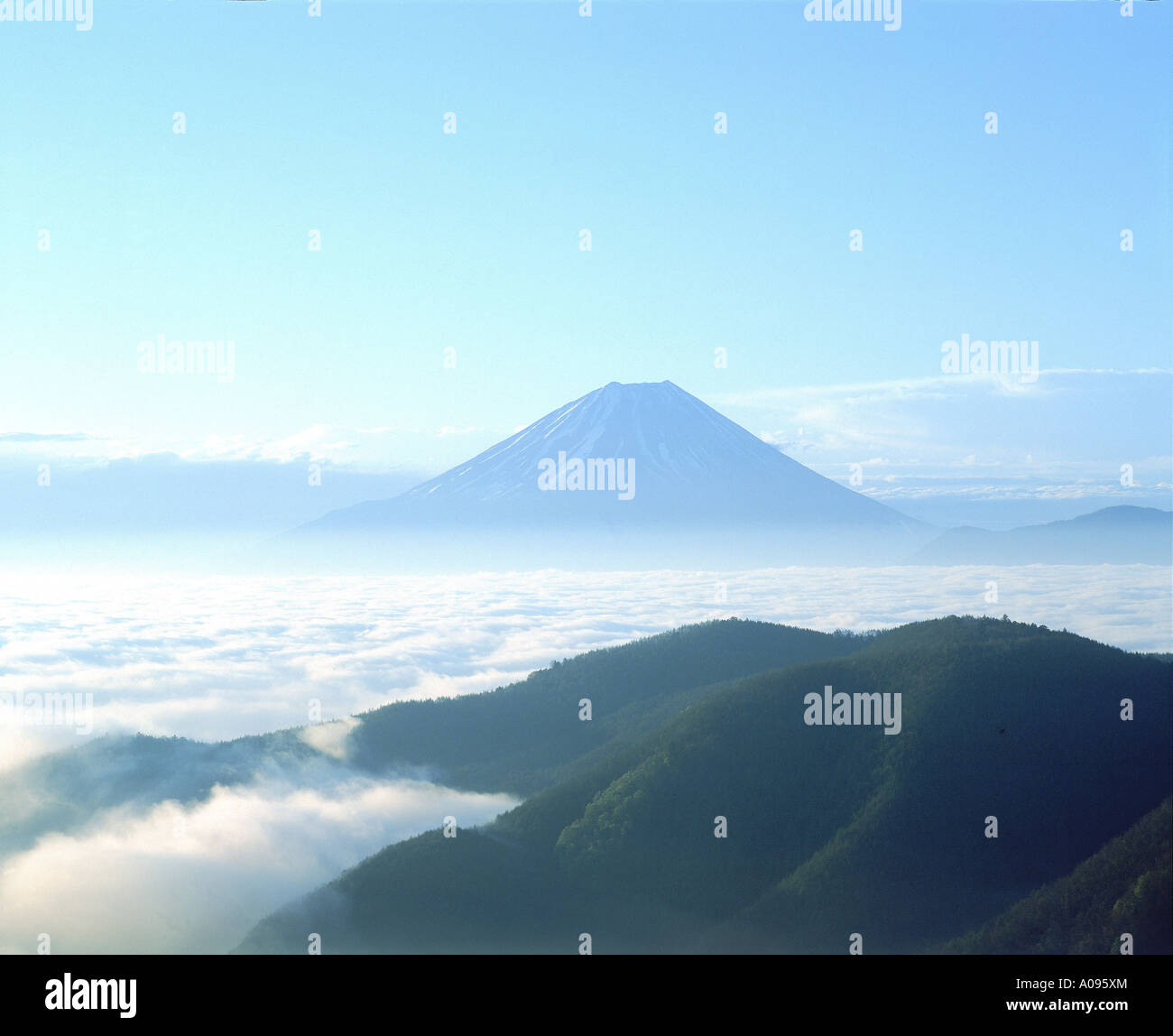 Le Mt Fuji Shizuoka ken Japon Banque D'Images