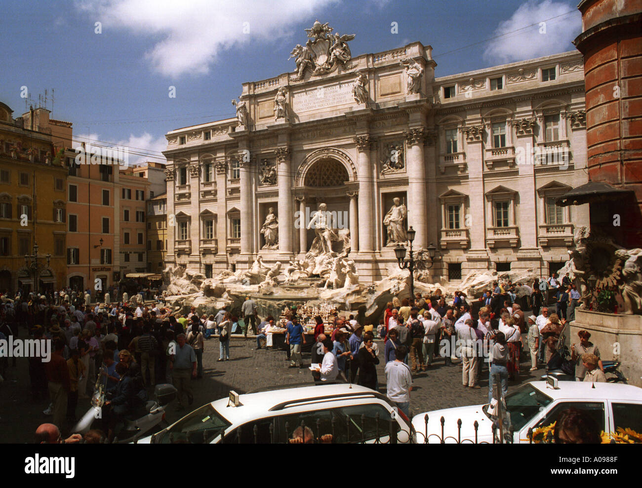 Fontaine de Trevi Rome Italie Banque D'Images