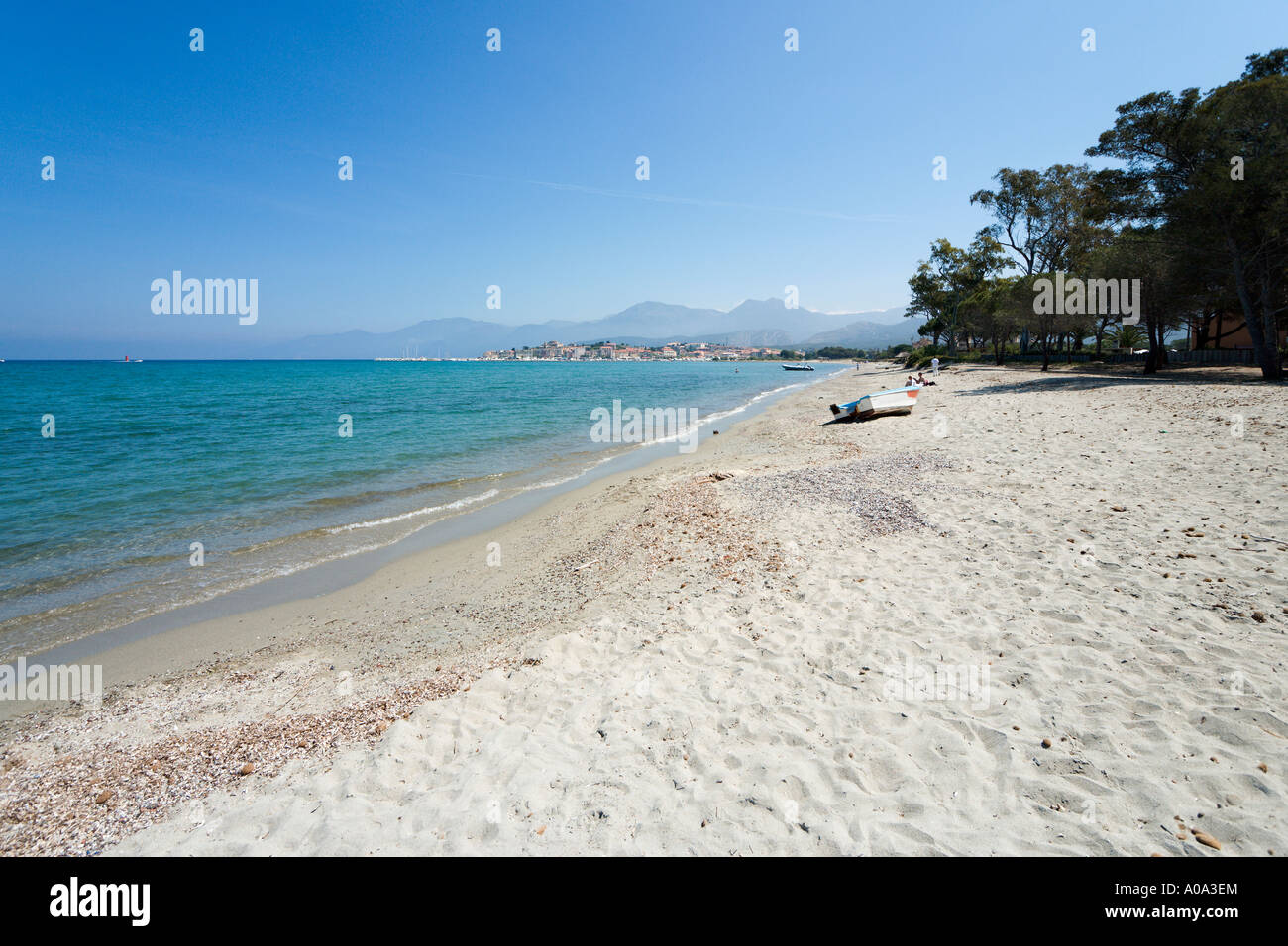 Plage De St Florent Nebbio Corse France Banque Dimages