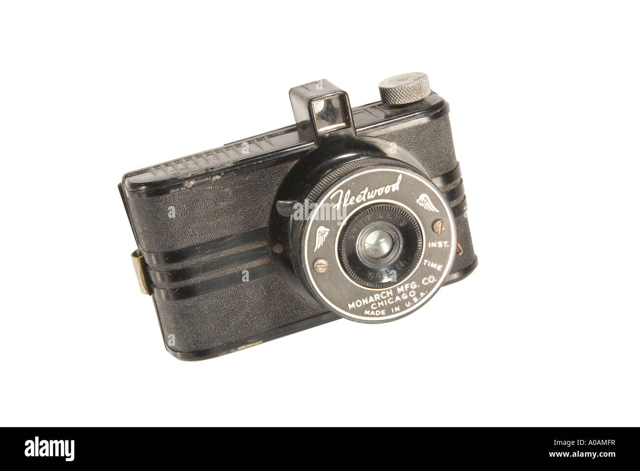 Vieille caméra miniature avec clipping path Banque D'Images