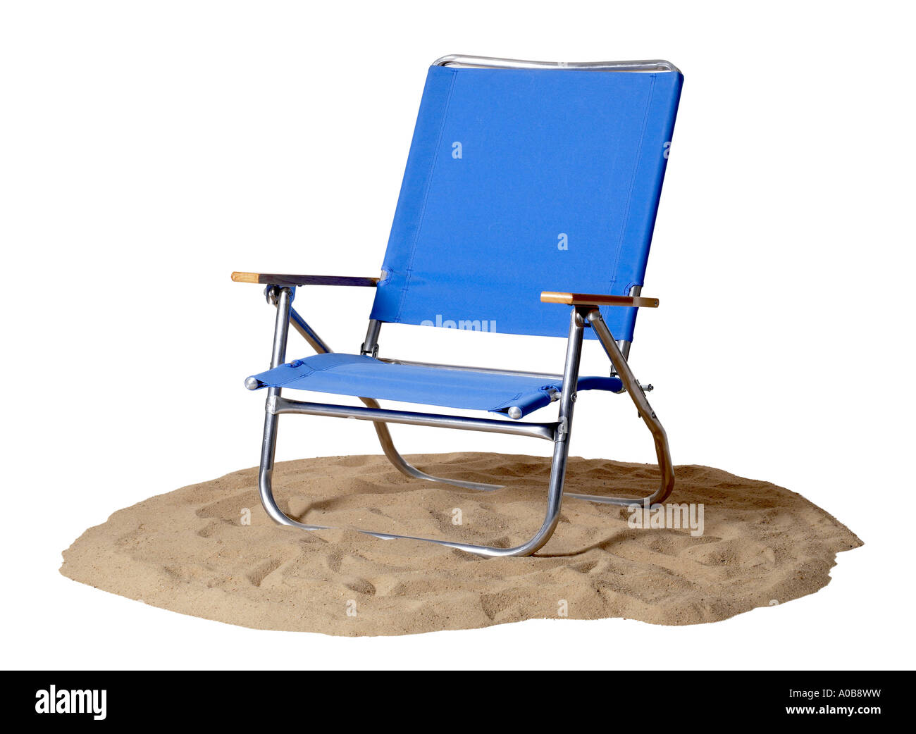 Chaise de plage Banque D'Images