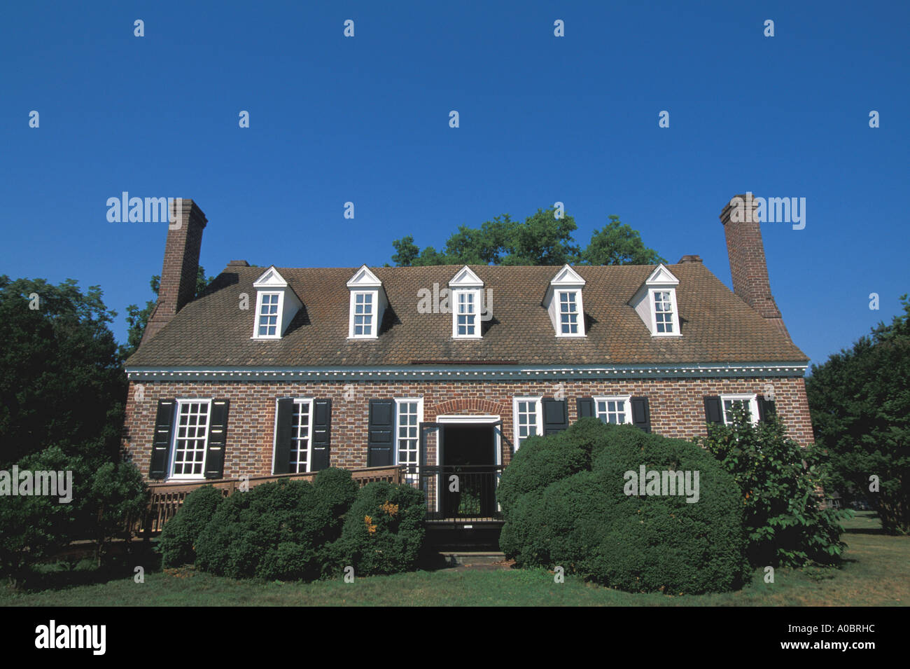 George Washington Birthplace National Monument memorial house au premier président des Etats-Unis Banque D'Images