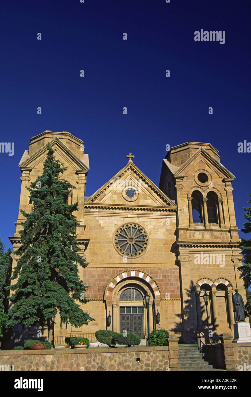 Cathédrale de St François d'assise à Santa Fe, New Mexico, USA Banque D'Images