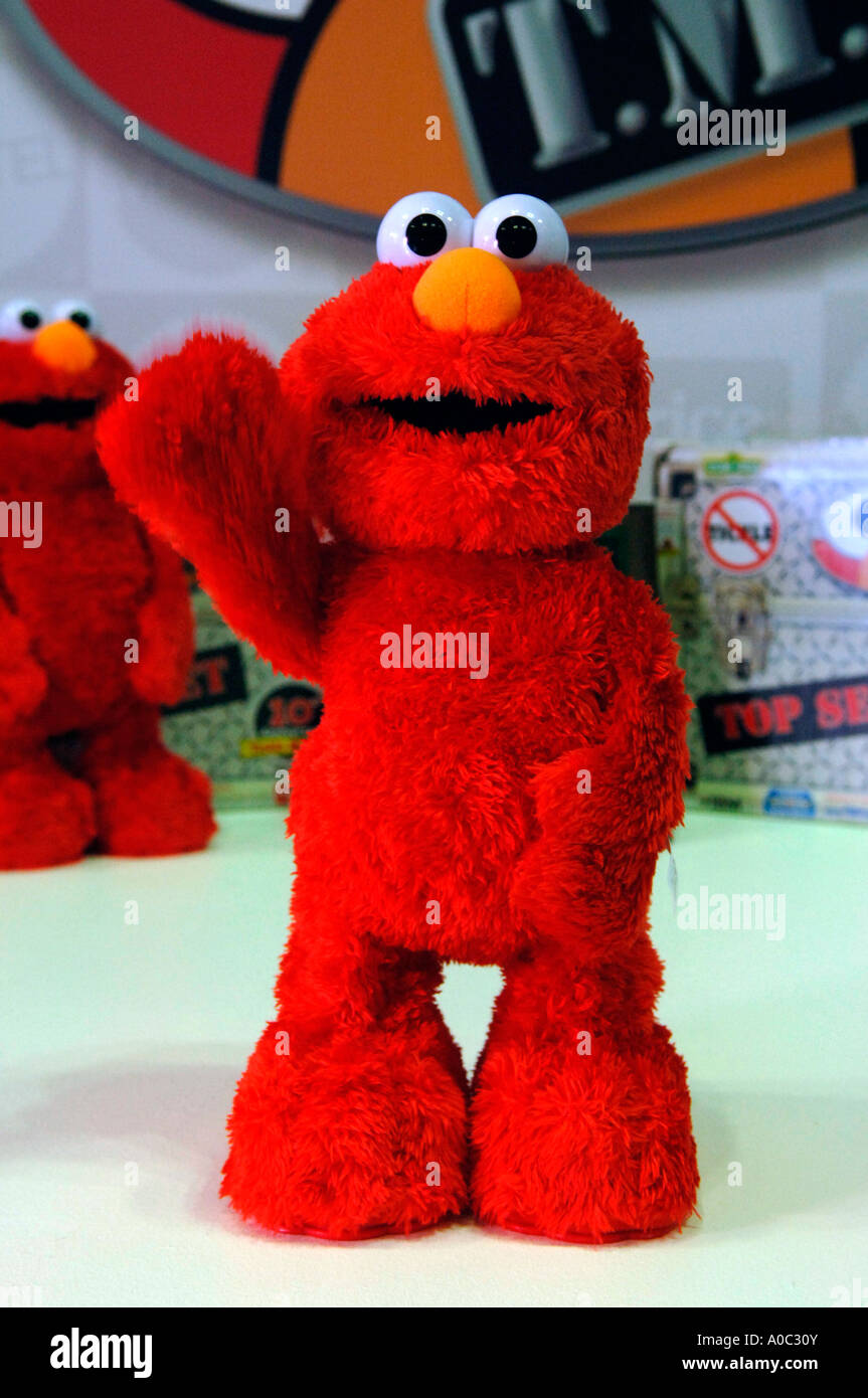 Tickle Me Elmo TMX Elmo doll dixième édition anniversaire Banque D'Images