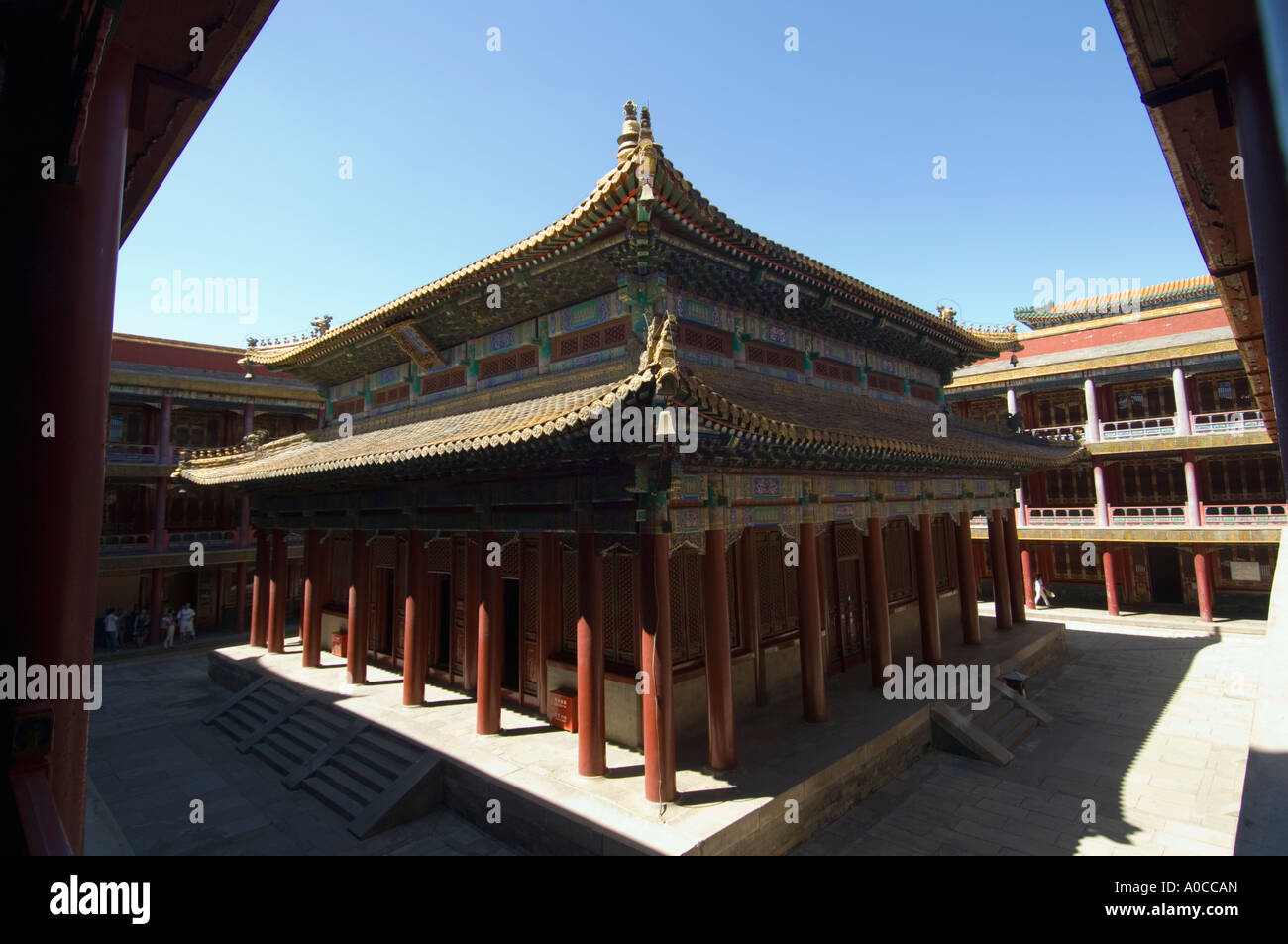 Putongzhongcheng Temple, a été nommé en tant que petit palais du Potala à Chengde Banque D'Images