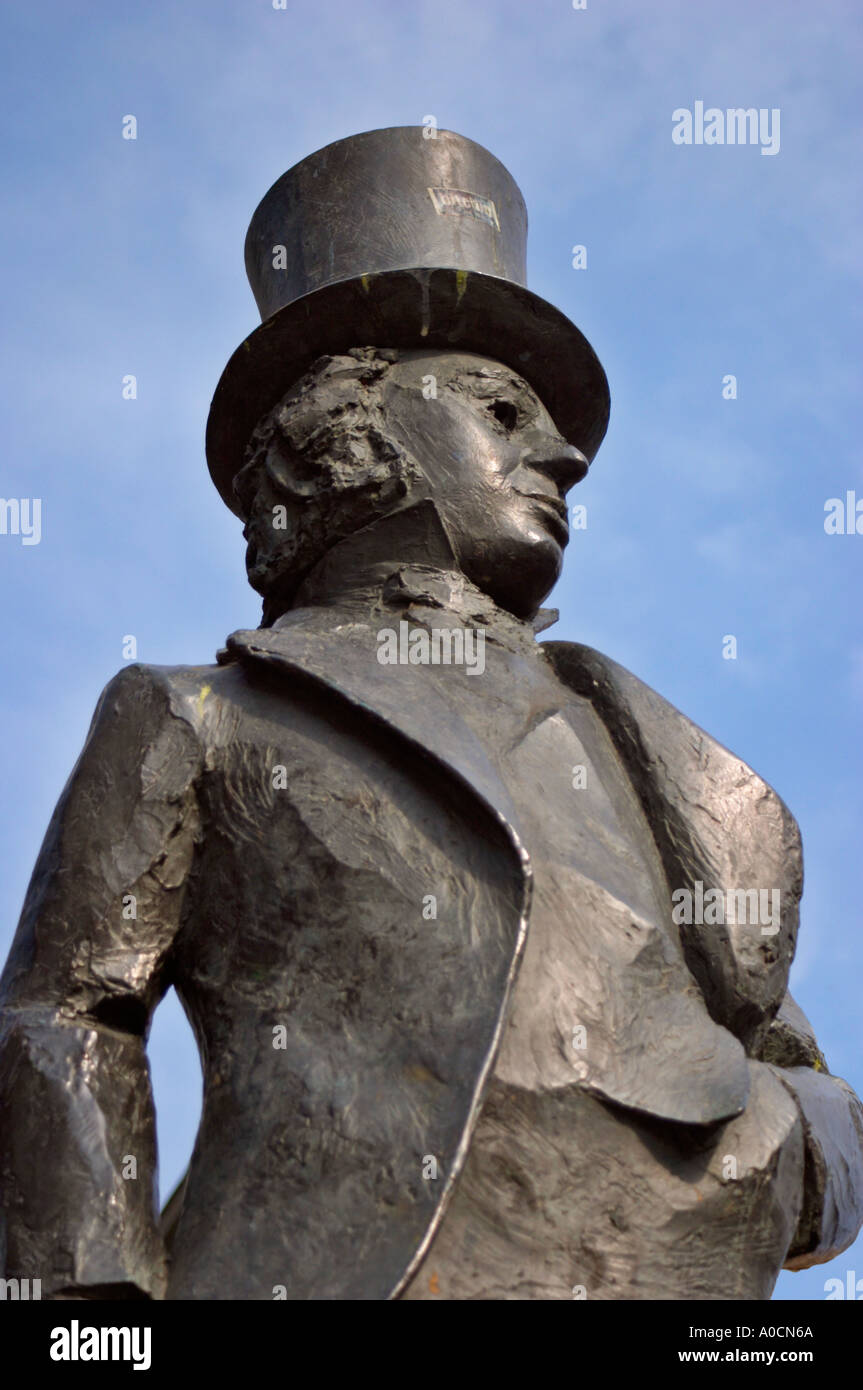 Statue d'Isambard Kingdom Brunel 1806 1859 à Bristol Banque D'Images