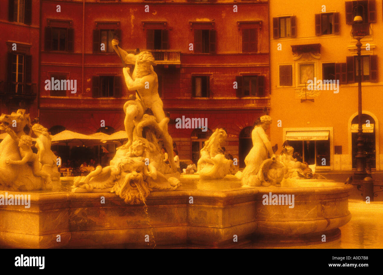 Italie Rome Piazza Navona Banque D'Images