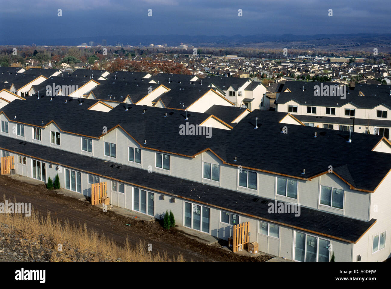Complexe d'appartements à Boise, Idaho Banque D'Images