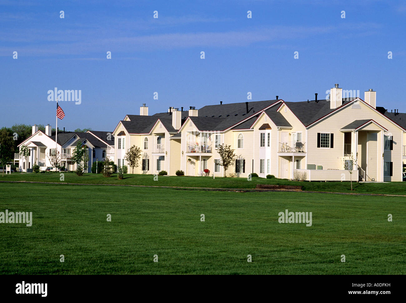 Complexe d'appartements à Boise, Idaho Banque D'Images