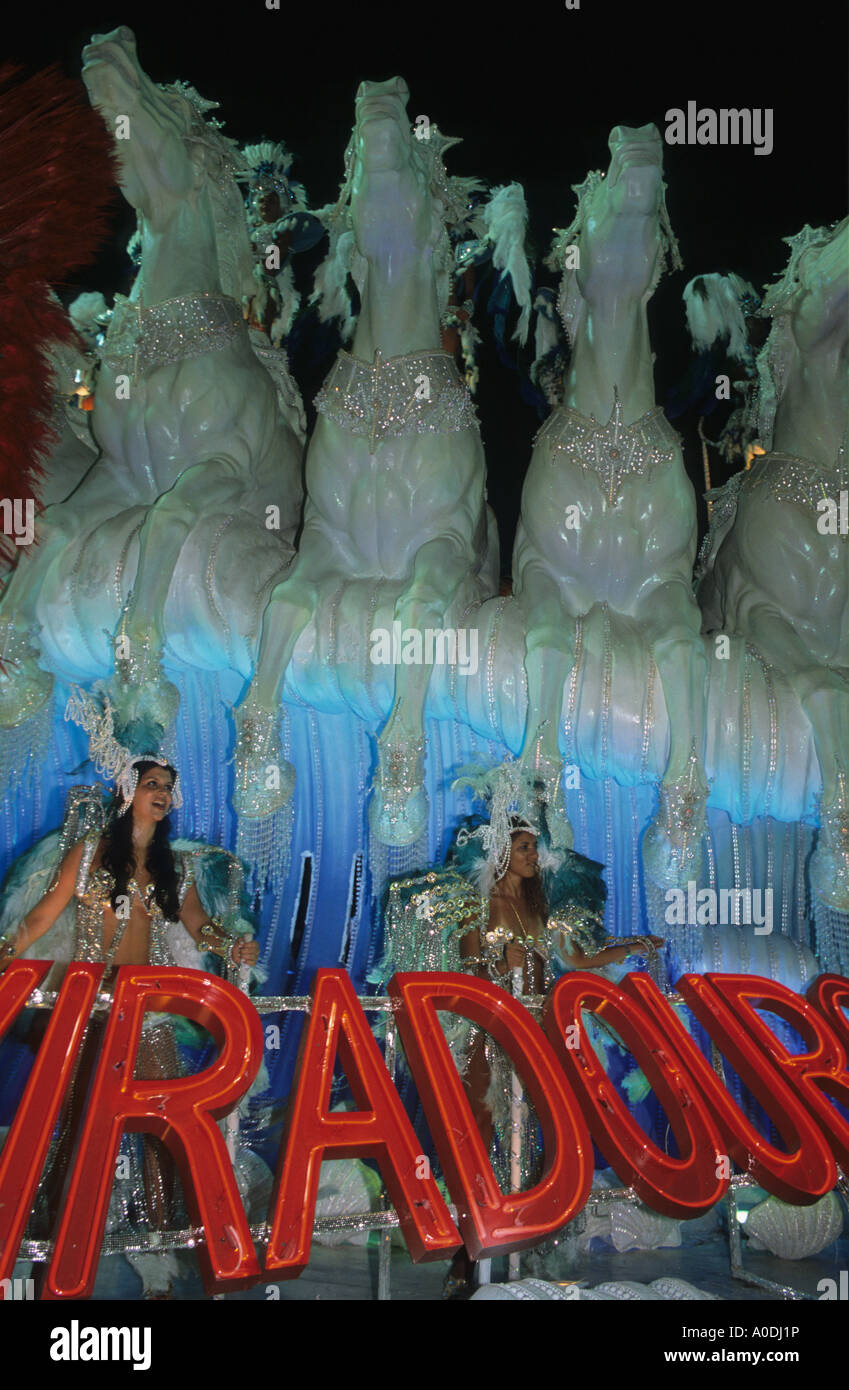 Carnaval Rio de Janeiro Brésil Banque D'Images