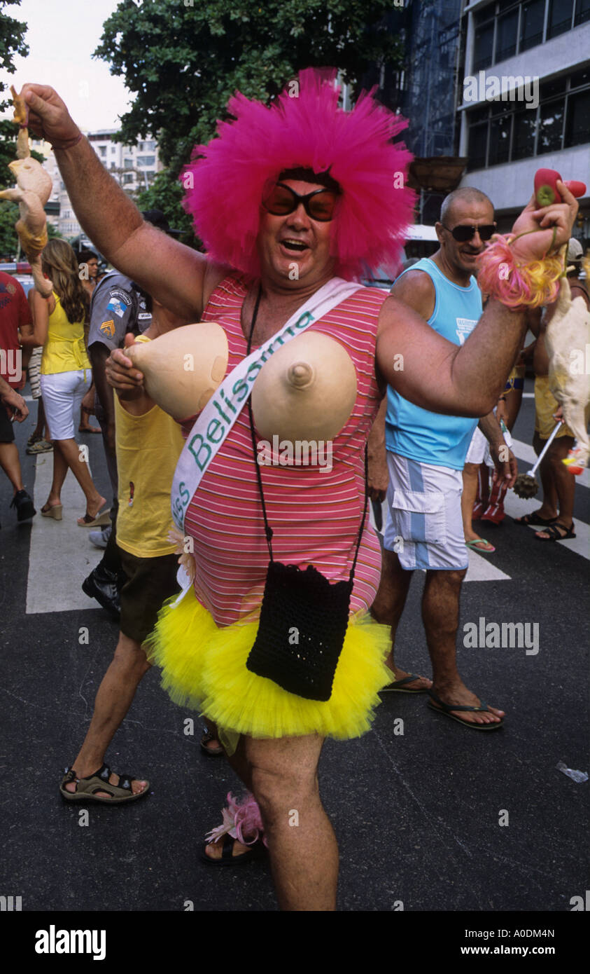 Banda de Ipanema carnaval de rue Rio de Janeiro Brésil Banque D'Images