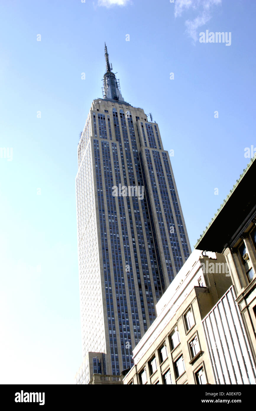 L'Empire State Building New York Manhattan Banque D'Images