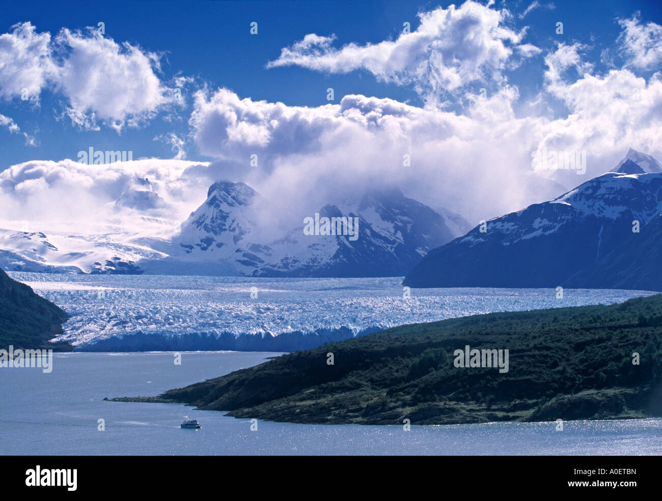 La Patagonie argentine Glacier Perito Morento Banque D'Images