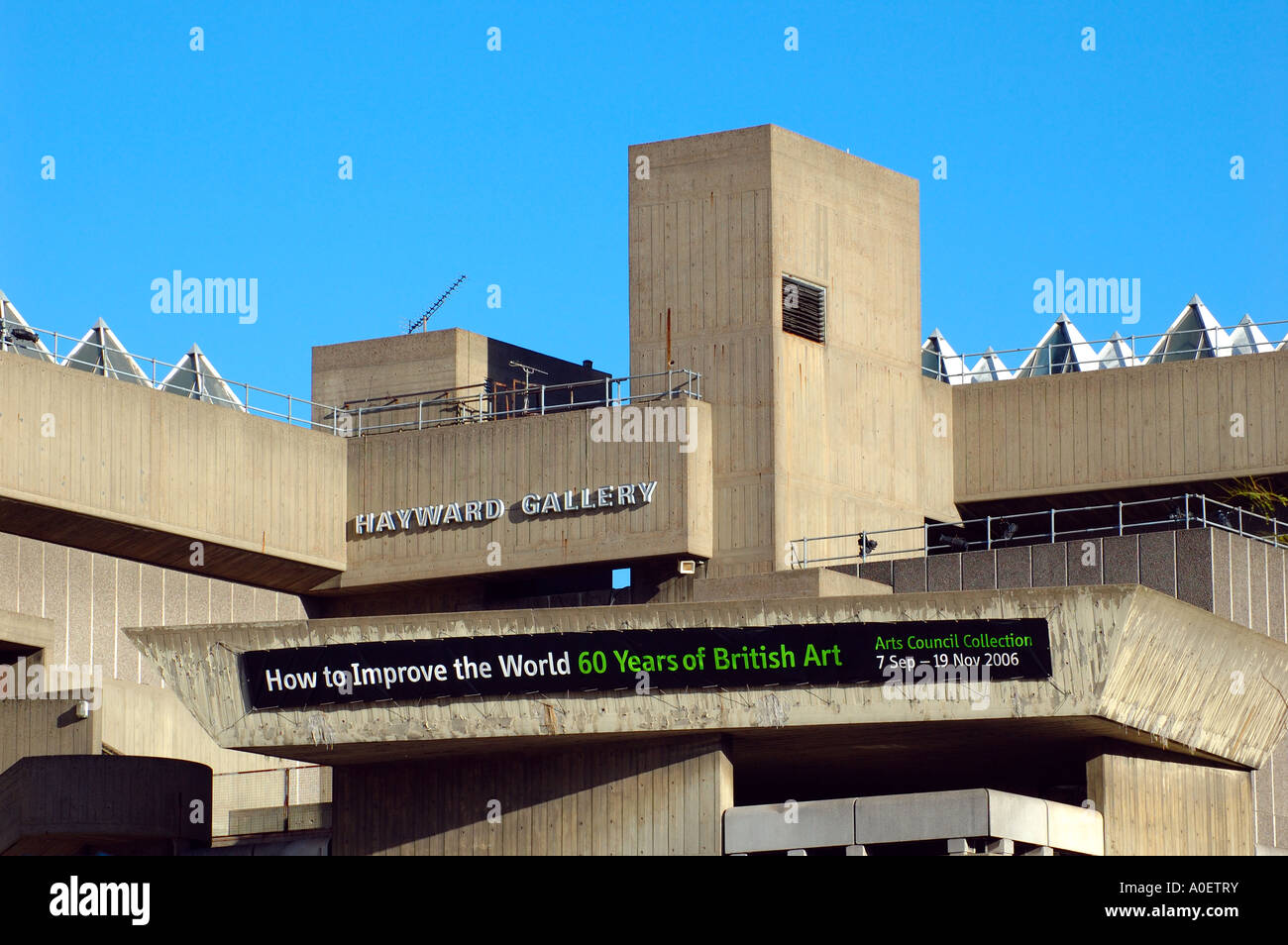 Hayward Gallery, Southbank, Londres, Angleterre, Royaume-Uni, GB. Banque D'Images