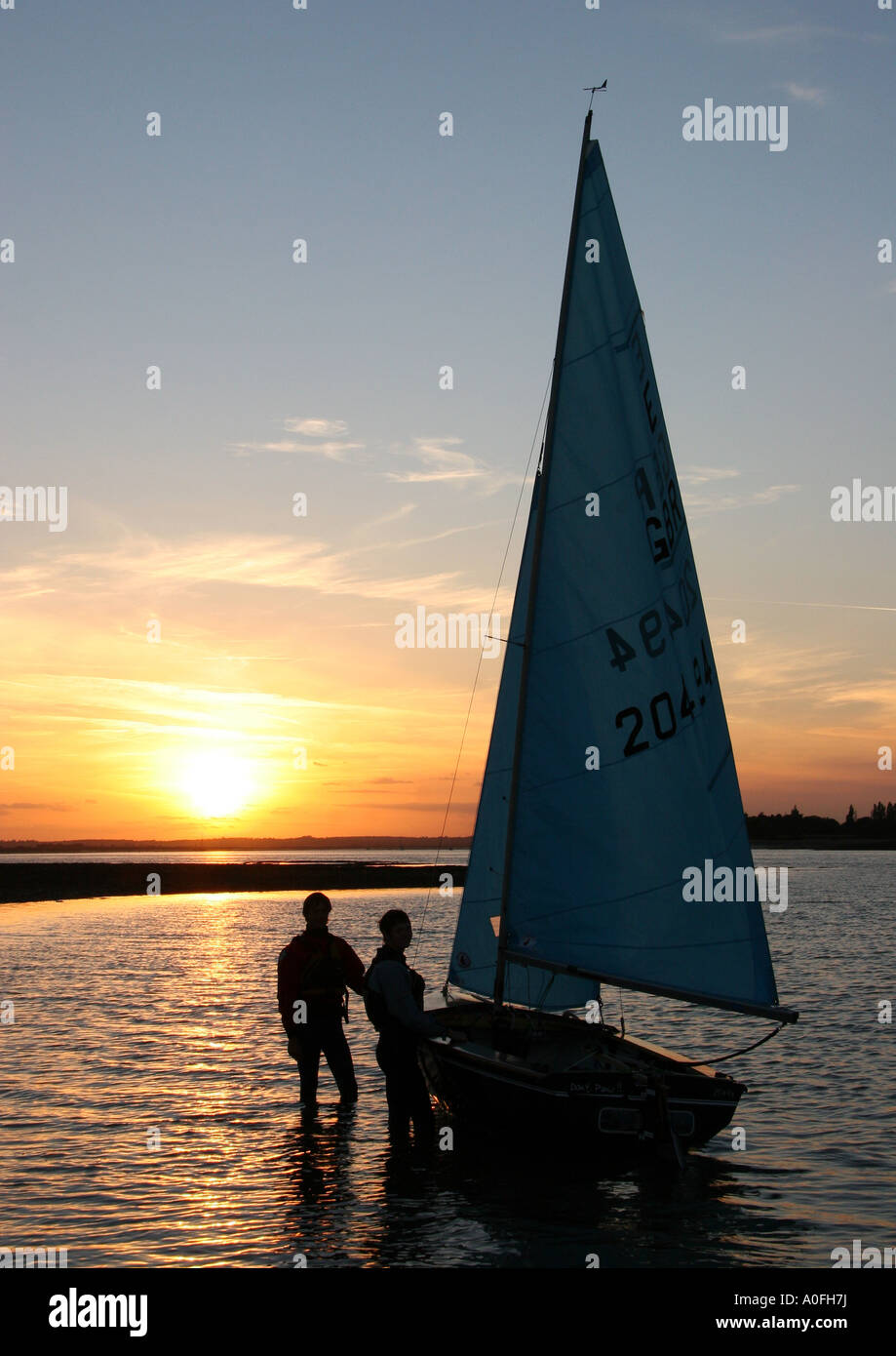 Numéro de voile terne entreprise GBR 20494 Banque D'Images