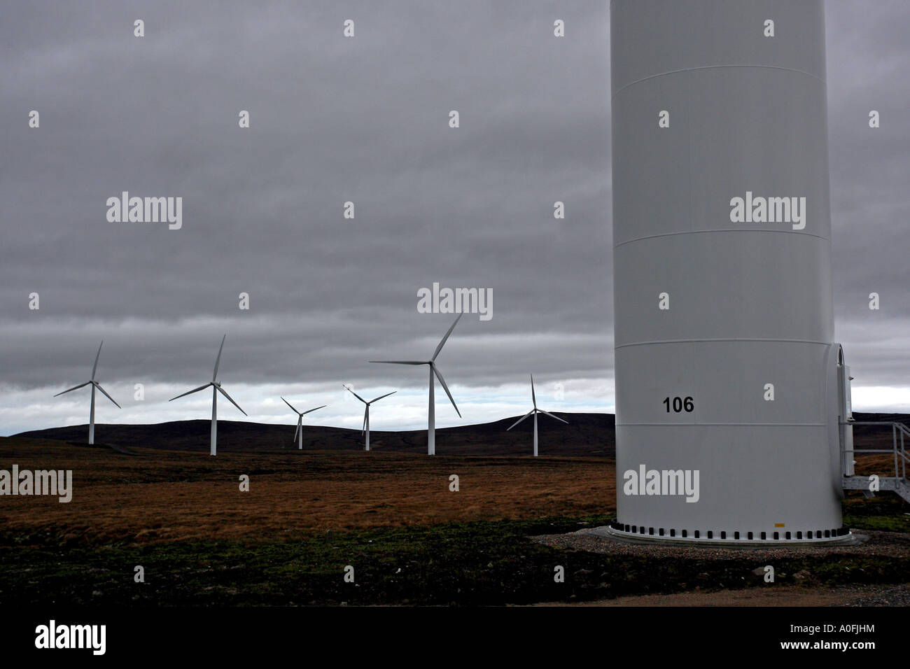 Éoliennes à Farr Wind Farm près d'Inverness, Écosse Banque D'Images