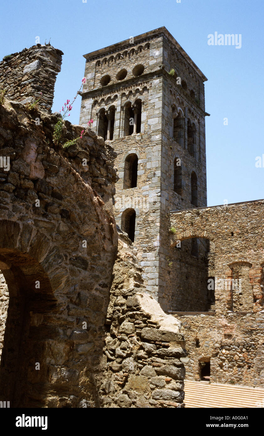 Monastère de Sant Pere de Rodes Banque D'Images