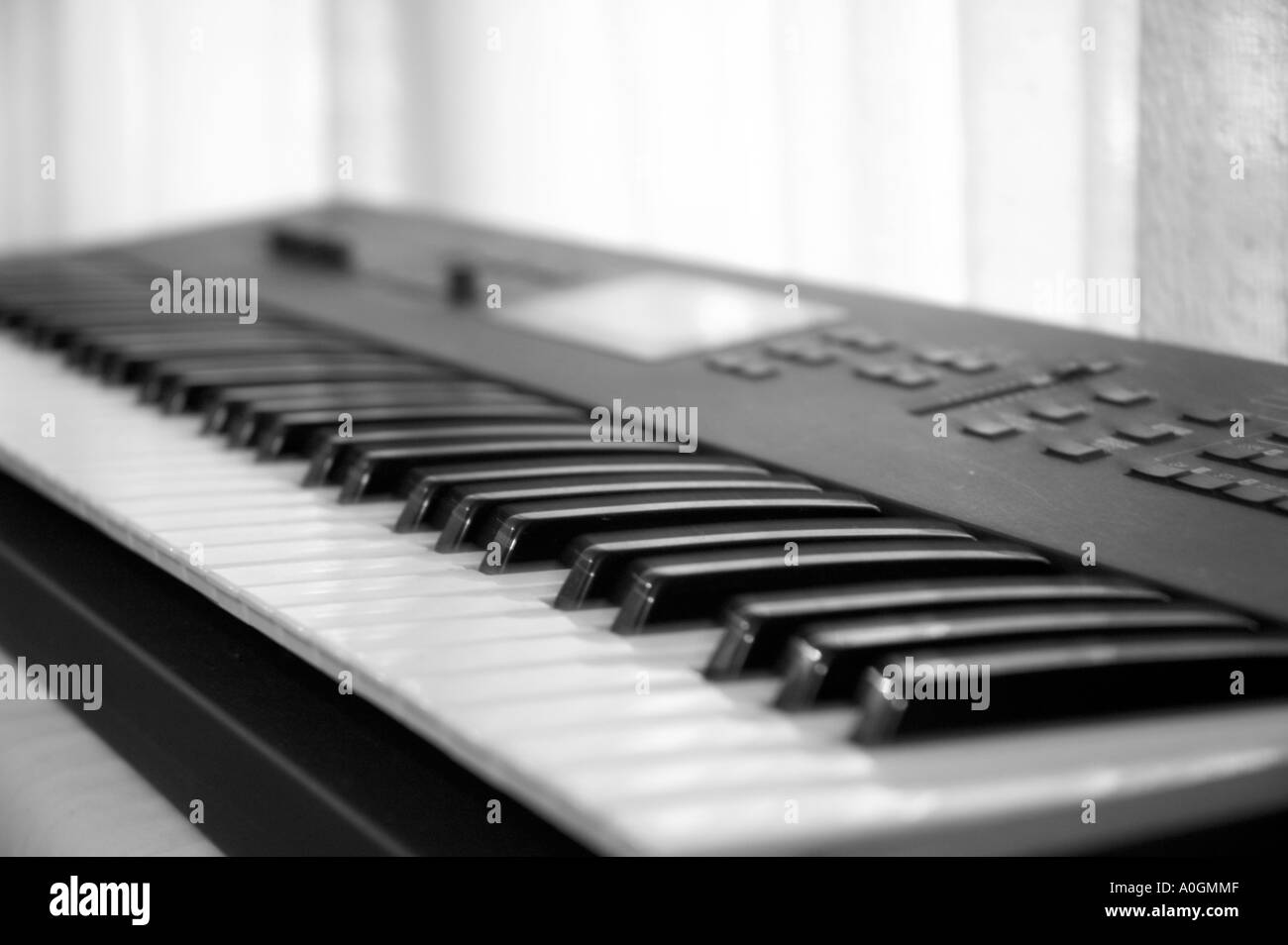 PIANO.LSBU, STILL LIFE, piano, MOT-CLÉ, NOIR ET BLANC,LA MUSIQUE, le son Banque D'Images
