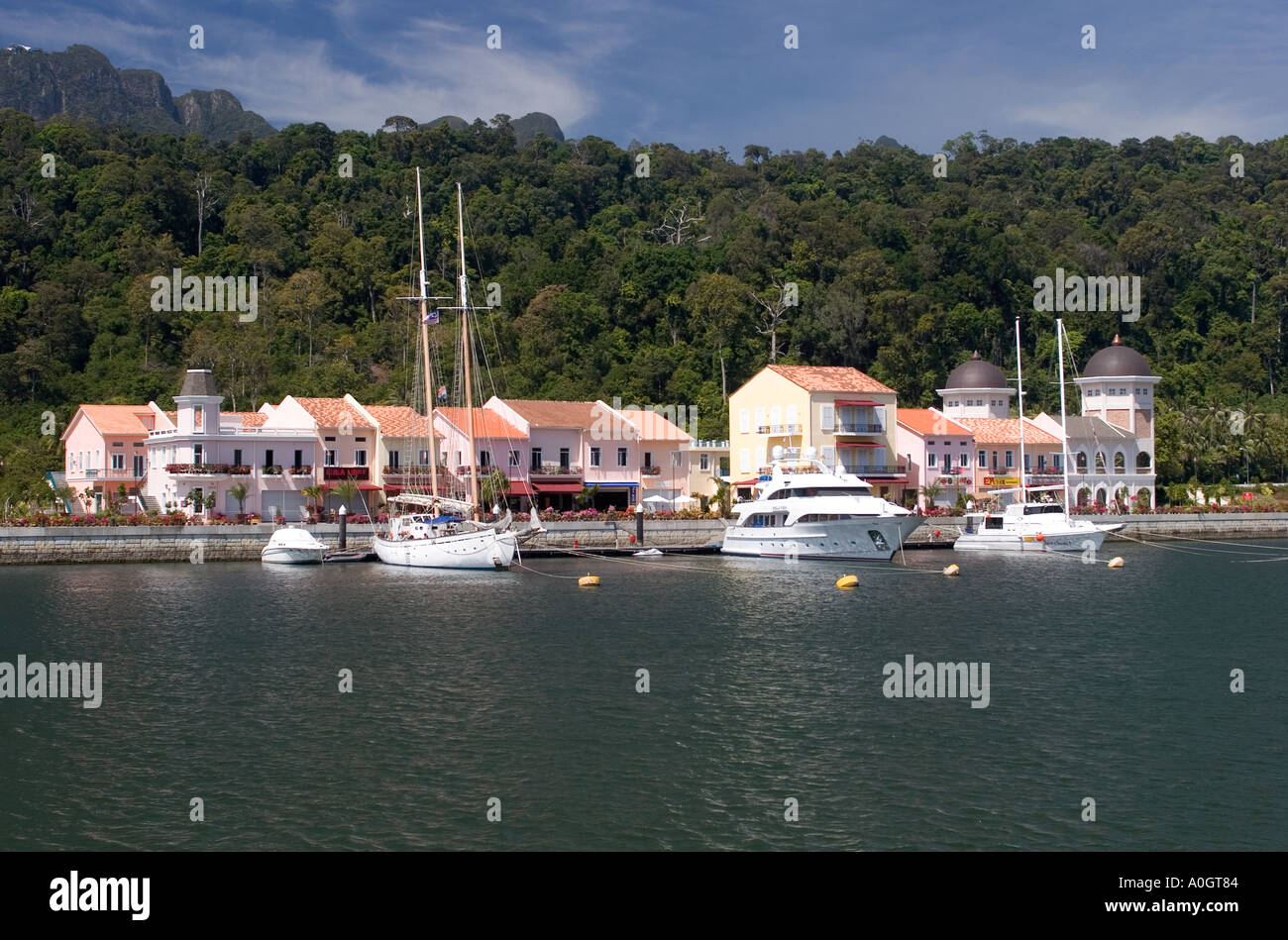 Yacht Marina, Pulau Langkawi Malaisie Banque D'Images
