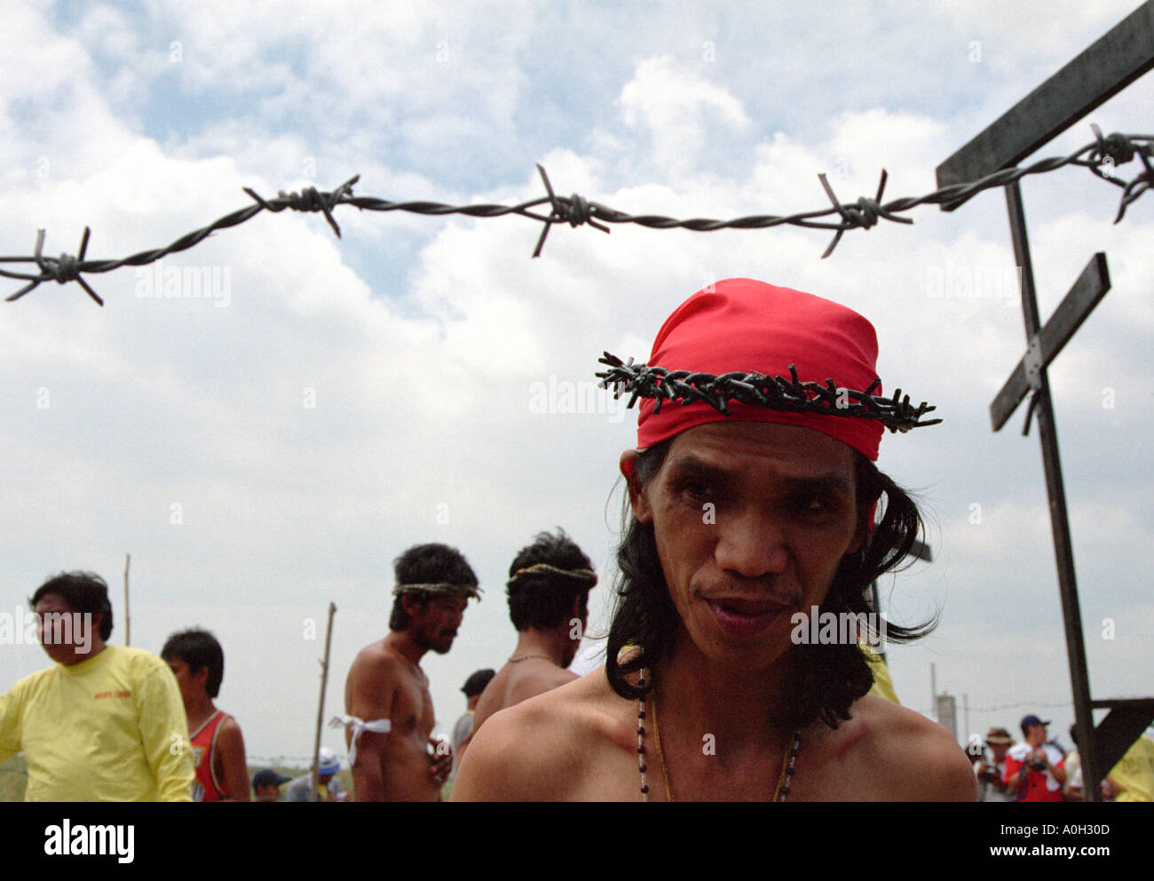 Lenten rituels dans Cutud Pampanga aux Philippines Photo Stock Alamy