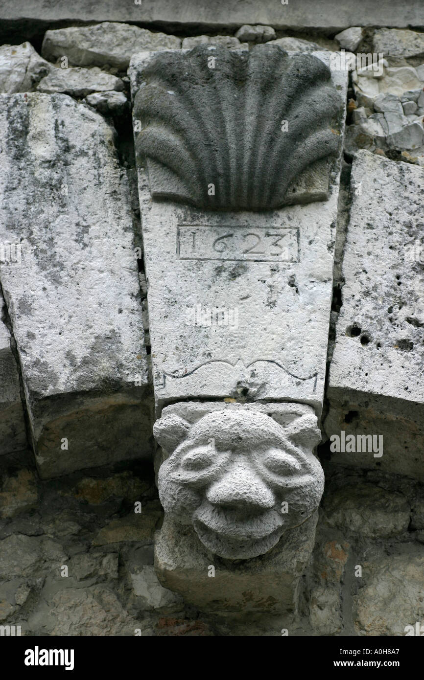 Détail architectural à Provins Ile de France Banque D'Images