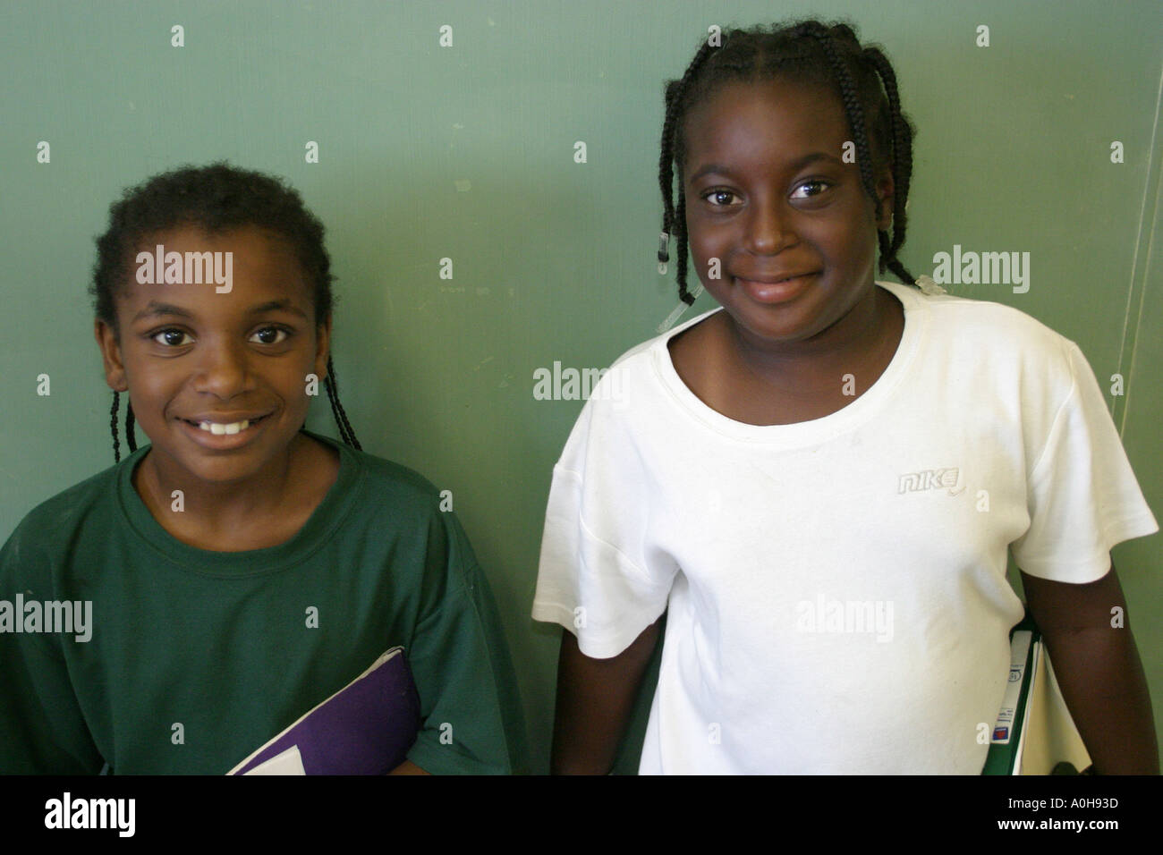 Miami Florida,Little Haiti,Edison Park Elementary School,campus,primaire,éducation,campus,étudiants éducation élèves élèves élèves,école,campus,apprendre l Banque D'Images