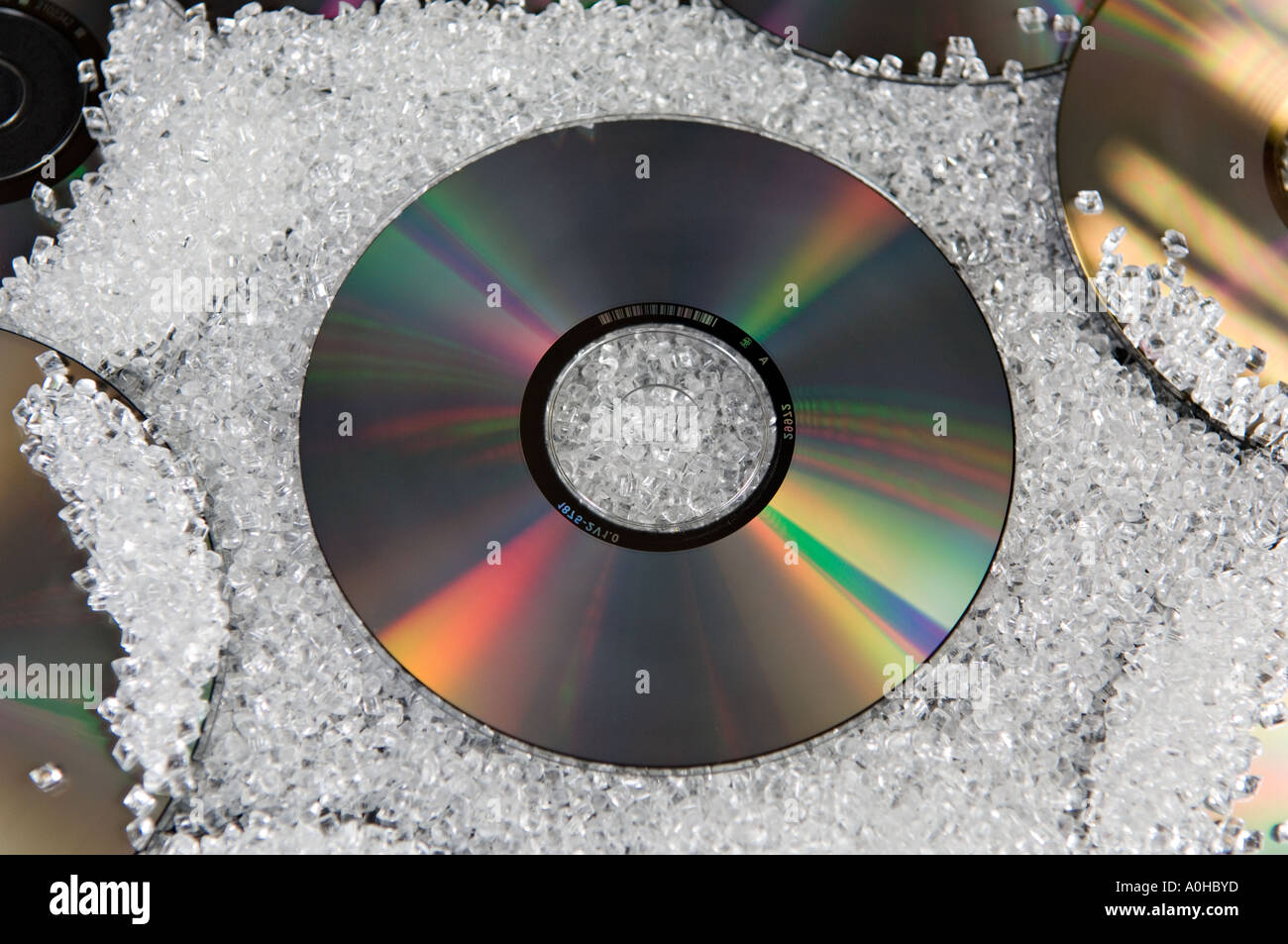 CD DVD sur plaquettes en polycarbonate Photo Stock - Alamy