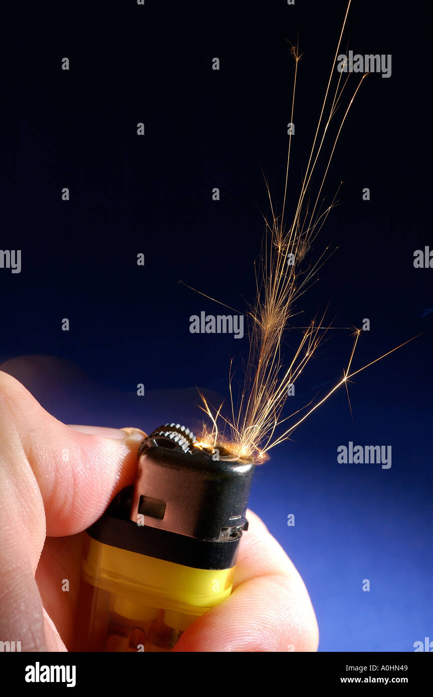 Briquet au butane Banque D'Images